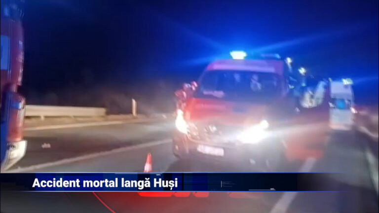 Accident mortal lângă Huși