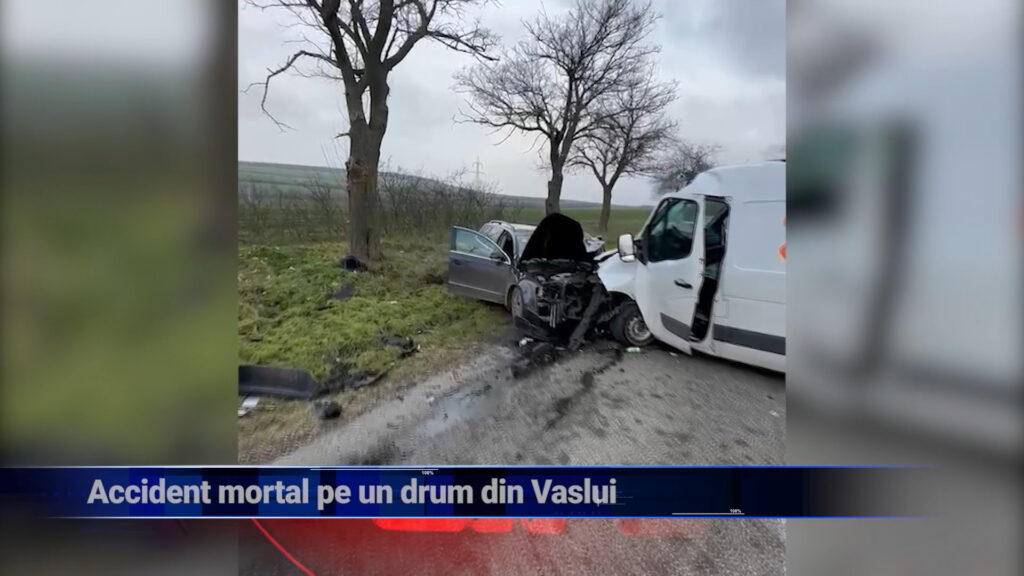 Accident mortal pe un drum din Vaslui