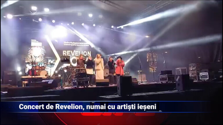 Concert de Revelion, numai cu artiști ieșeni