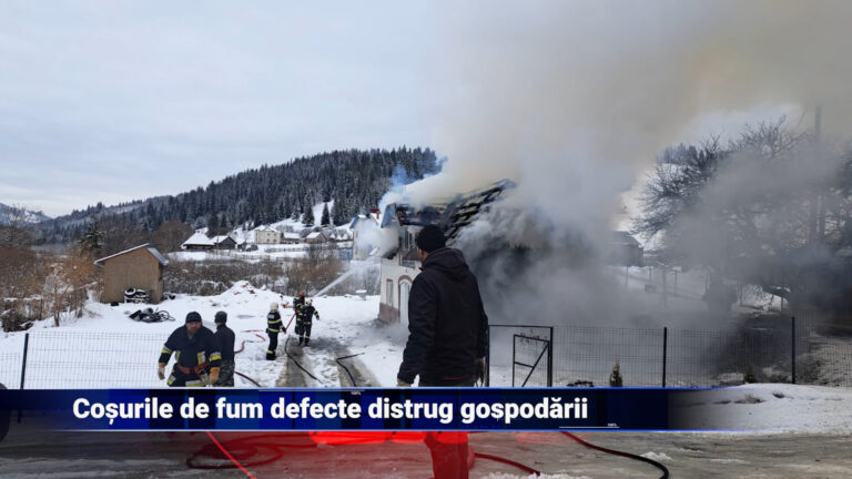 Coșurile de fum defecte distrug gospodării
