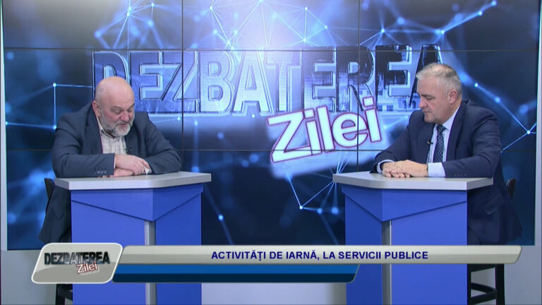 DEZBATEREA ZILEI / ACTIVITĂȚI DE IARNĂ, LA SERVICII PUBLICE