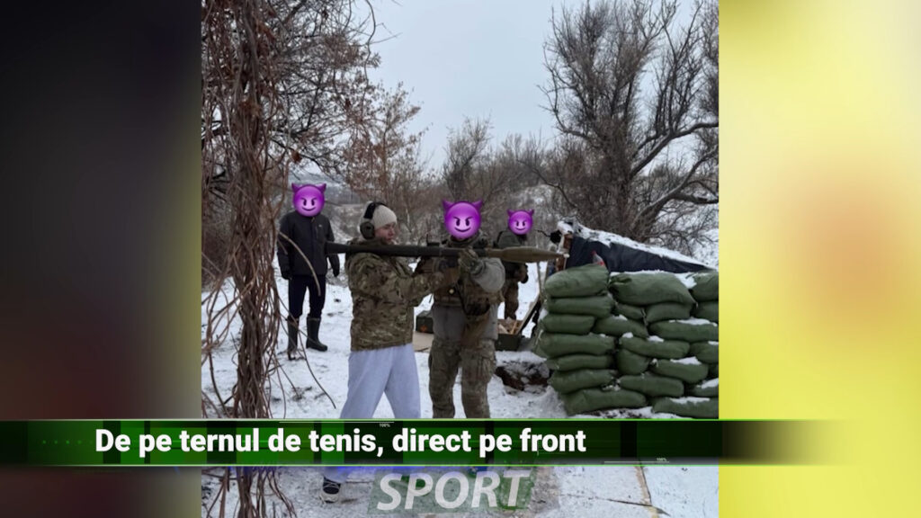 DE PE TERENUL DE TENIS DIRECT PE FRONT