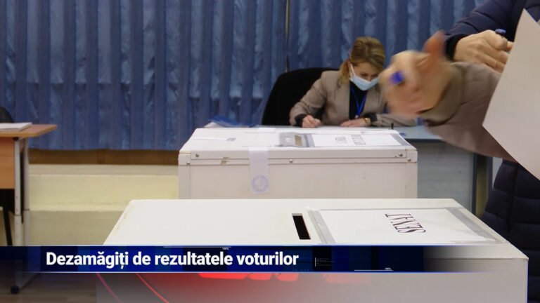 Dezamăgiți de rezultatele votului