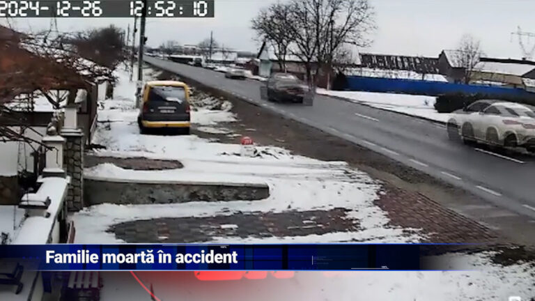 Familie moartă în accident