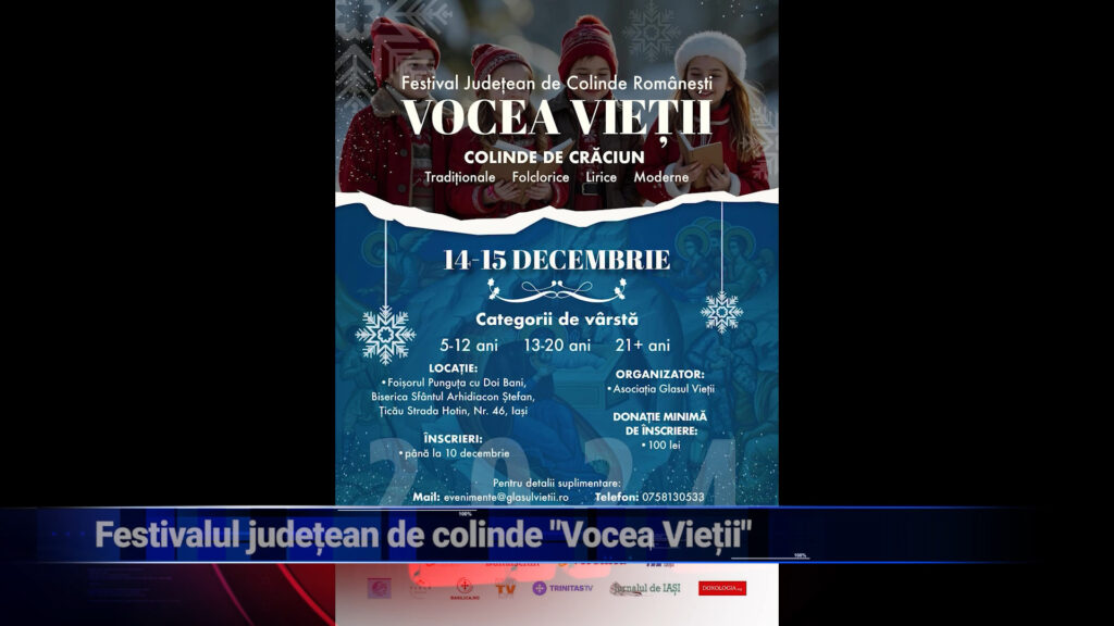 Festivalul județean de colinde „Vocea Vieții”