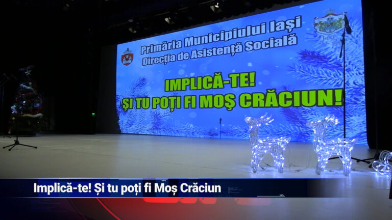 Implică-te! Și tu poți fi Moș Crăciun
