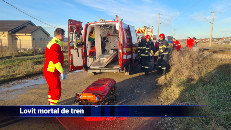 Lovit mortal de tren