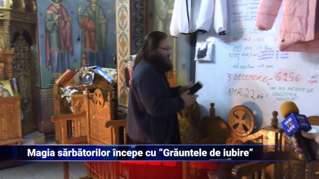 Magia sărbătorilor începe cu „Grăuntele de iubire”