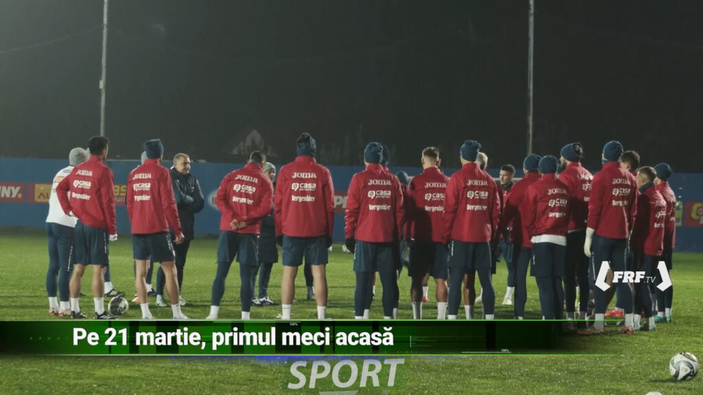 PE 21 MARTIE, PRIMUL MECI ACASĂ