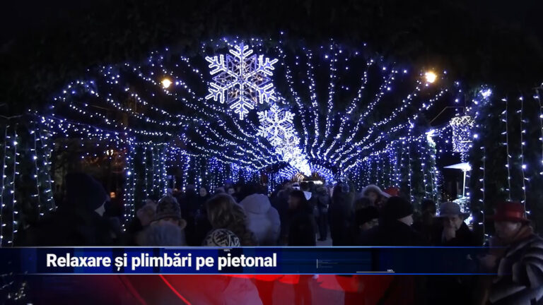 Relaxare și plimbări pe pietonal