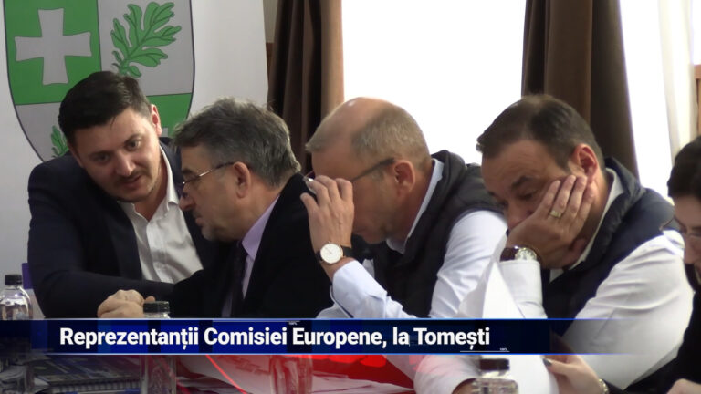 Oficiali europeni la Tomești