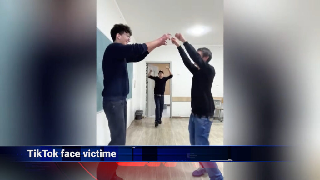 TikTok face victime