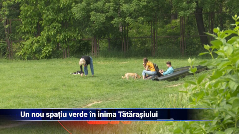 Un nou spațiu verde în inima Tătărașiului