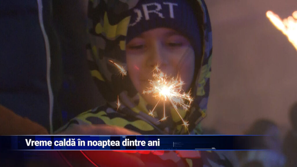 Vreme caldă în noaptea dintre ani