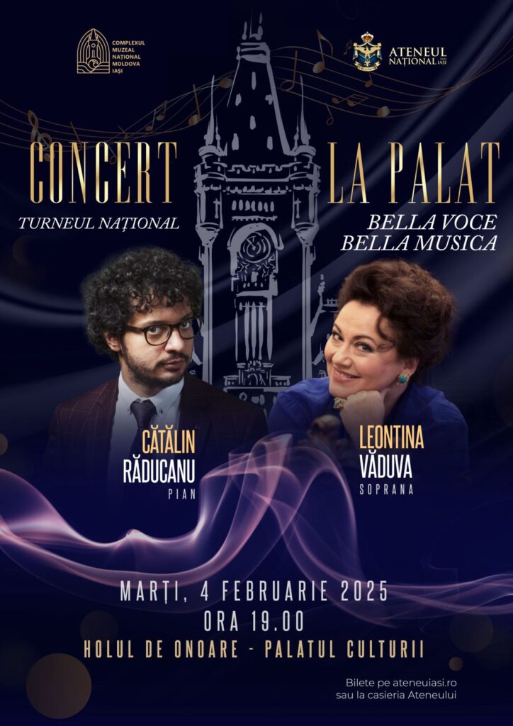 Două concerte excepționale la Palat: Muzică clasică și inovație într-o lună de februarie memorabilă