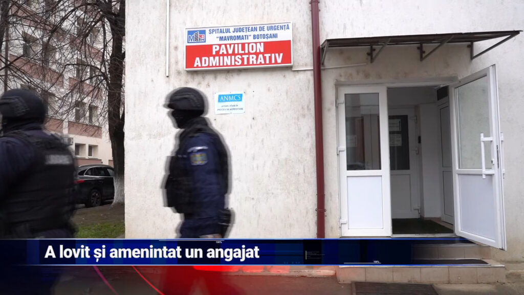 A lovit și a amenințat un angajat