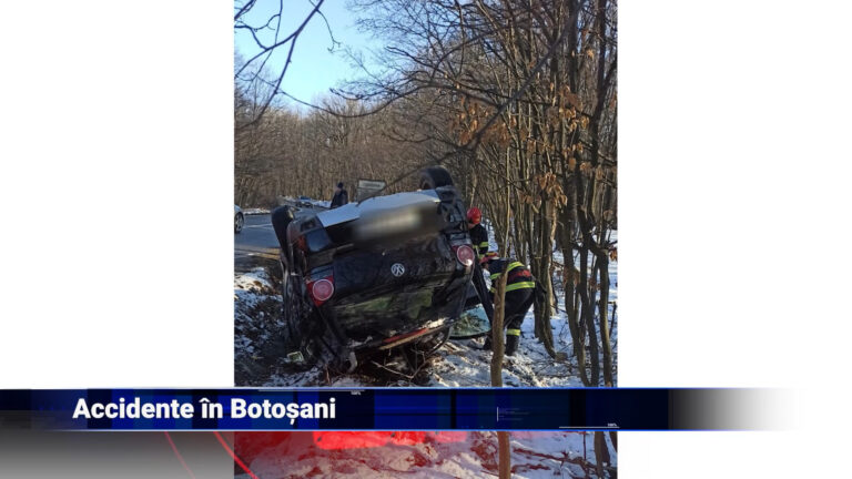 Accidente în Botoșani
