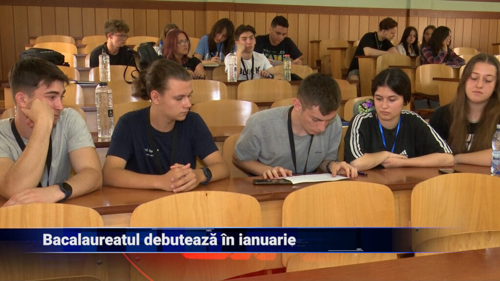Bacalaureatul debutează în ianuarie