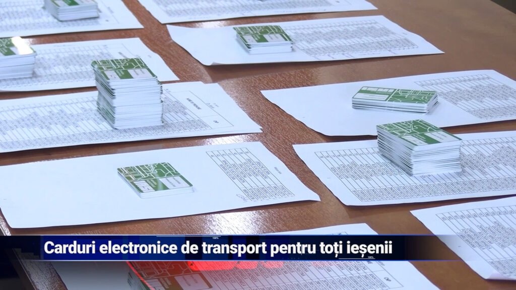 Carduri electronice de transport pentru toți ieșenii