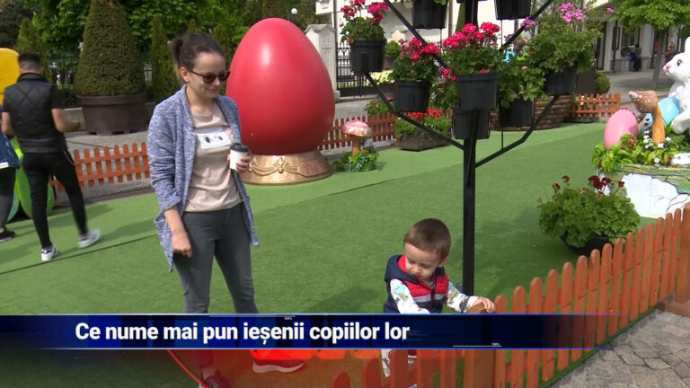Ce nume mai pun ieșenii copiilor lor