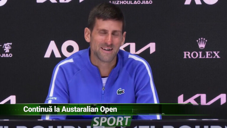 CONTINUĂ LA AUSTRALIAN OPEN