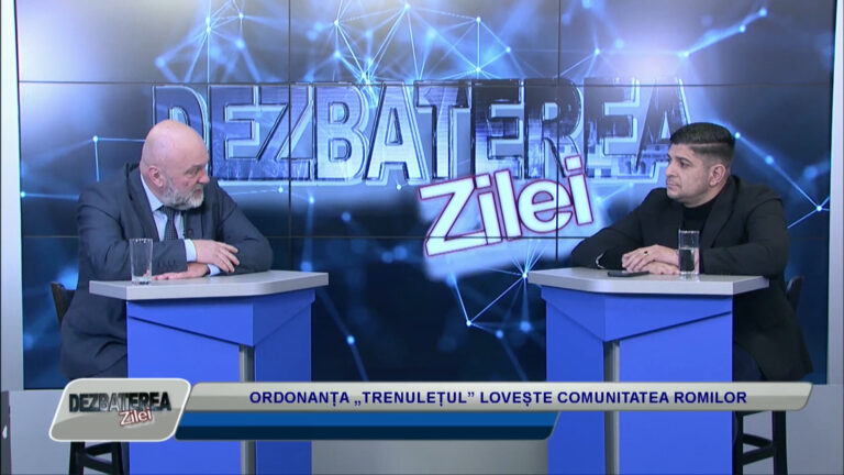 DEZBATEREA ZILEI / ORDONANȚA ”TRENULEȚUL” LOVEȘTE COMUNITATEA ROMILOR