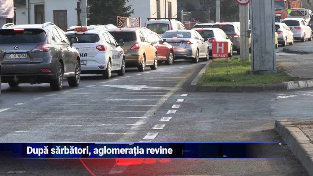 După sărbători, aglomerația revine