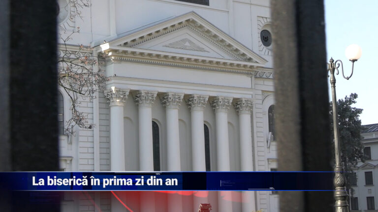 La biserică în prima zi din an
