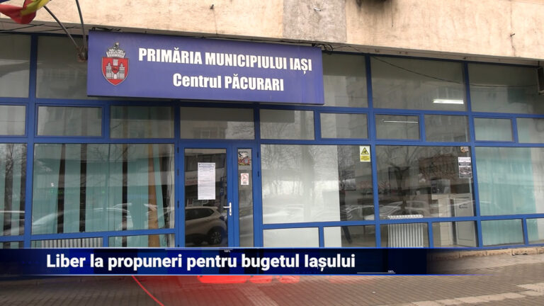 Liber la propuneri pentru bugetul Iașului