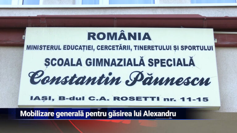 Mobilizare generală pentru găsirea lui Alexandru