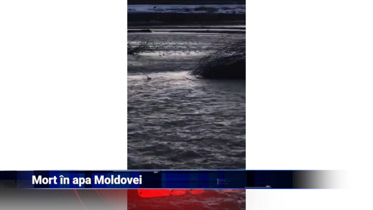 Mort în apa Moldovei