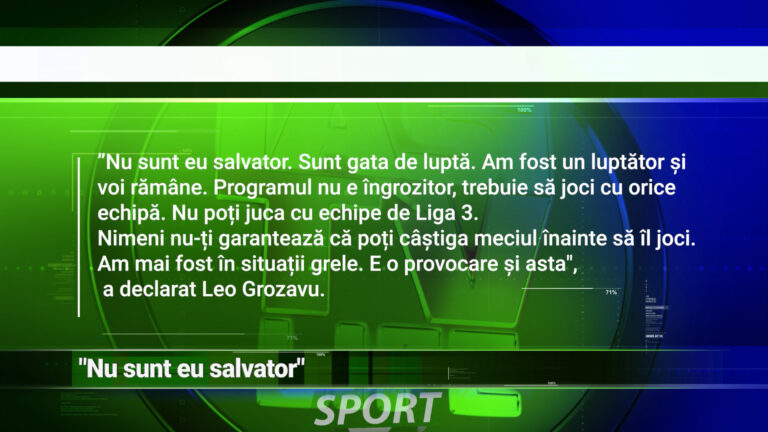 „NU SUNT EU SALVATOR”