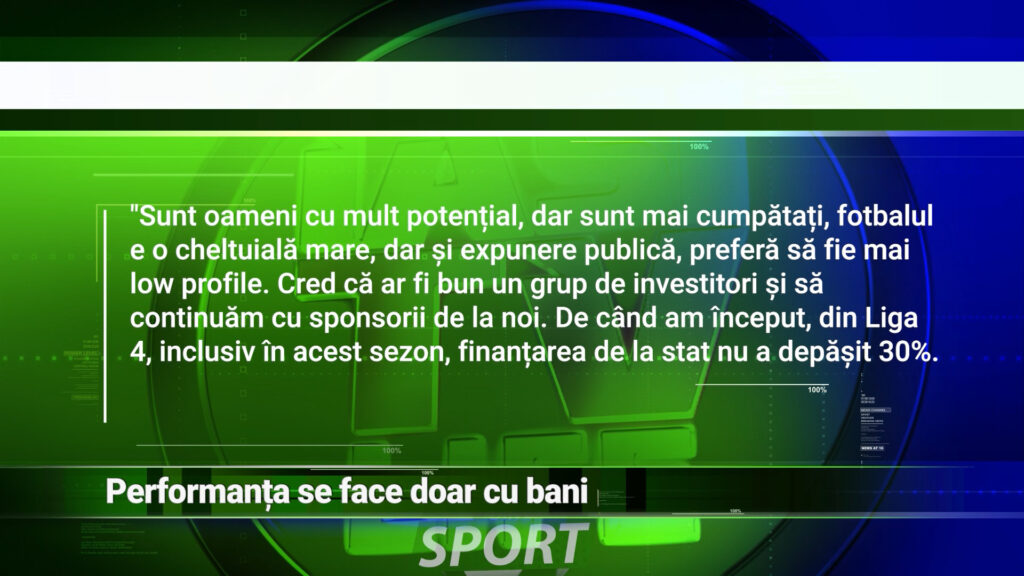 Performanța se face doar cu bani