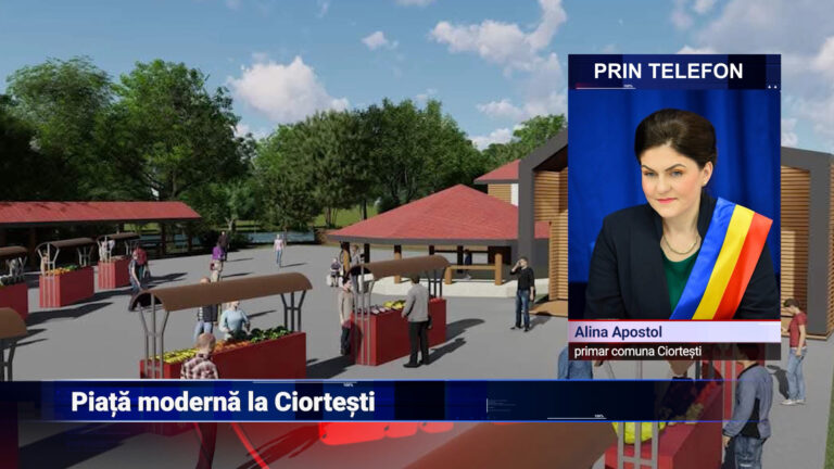 Piață modernă la Ciortești