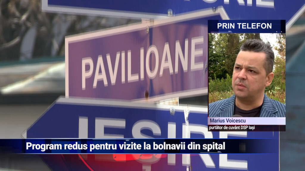 Program redus pentru vizite la bolnavii din spital