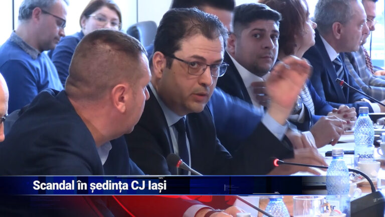 Scandal în ședința CJ Iași