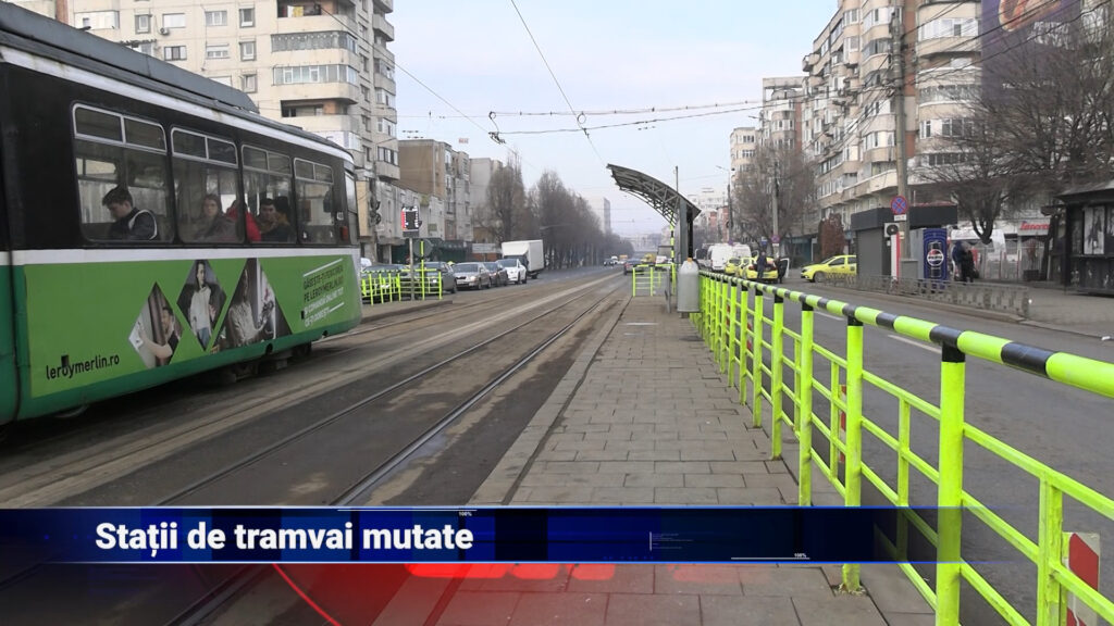 Stații de tramvai mutate