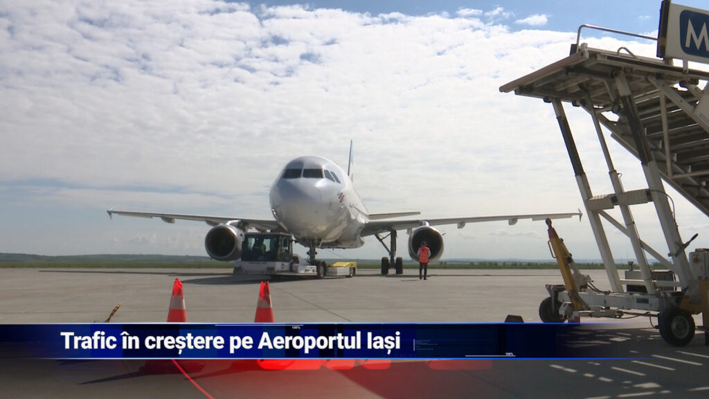 Trafic în creștere pe Aeroportul Iași