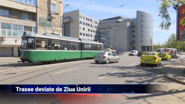 Trasee deviate de Ziua Unirii