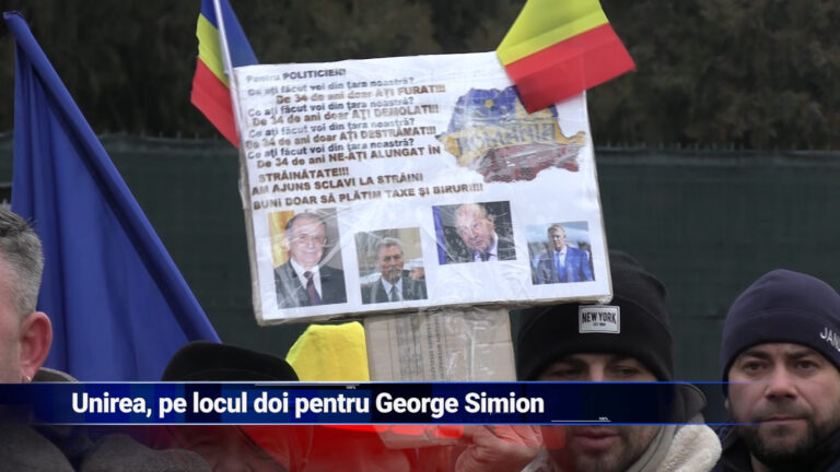 Unirea, pe locul doi pentru George Simion