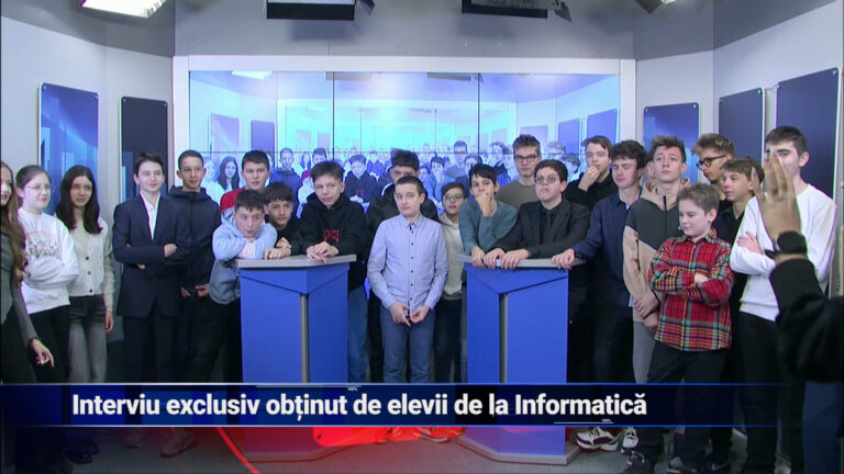 Interviu exclusiv obținut de elevii de la Informatică