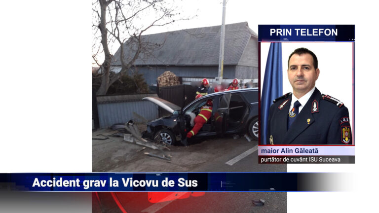 Accident grav la Vicovu de Sus