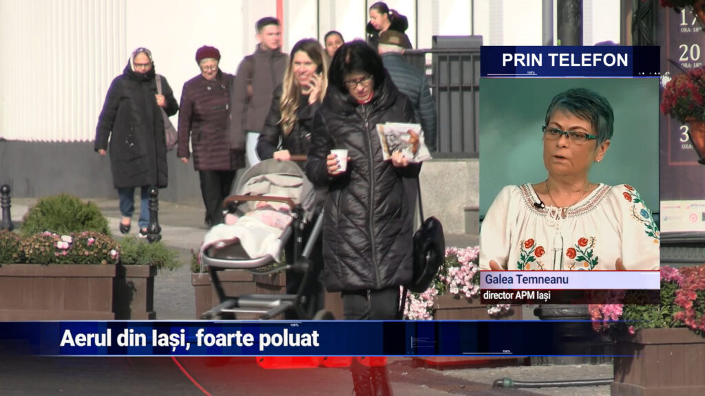 Aerul din Iași, foarte poluat