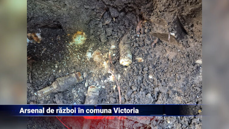 Arsenal de război în comuna Victoria