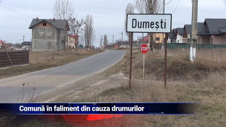 Comuna în faliment din cauza drumurilor