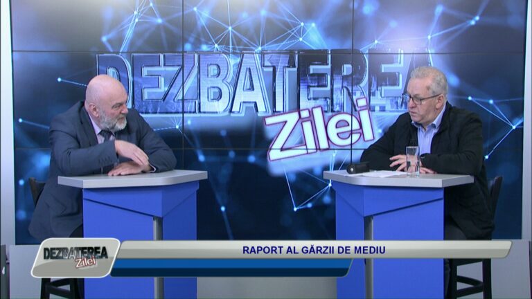 DEZBATEREA ZILEI / RAPORT AL GĂRZII DE MEDIU