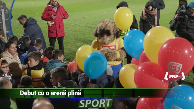 DEBUT CU O ARENĂ PLINĂ