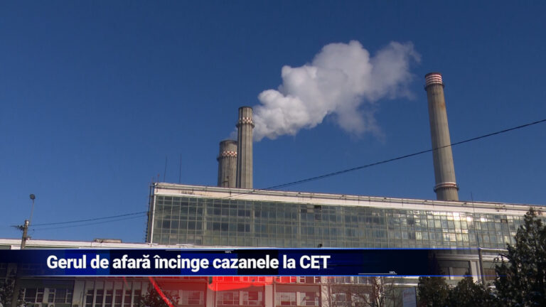 Gerul de afară încinge cazanele CET