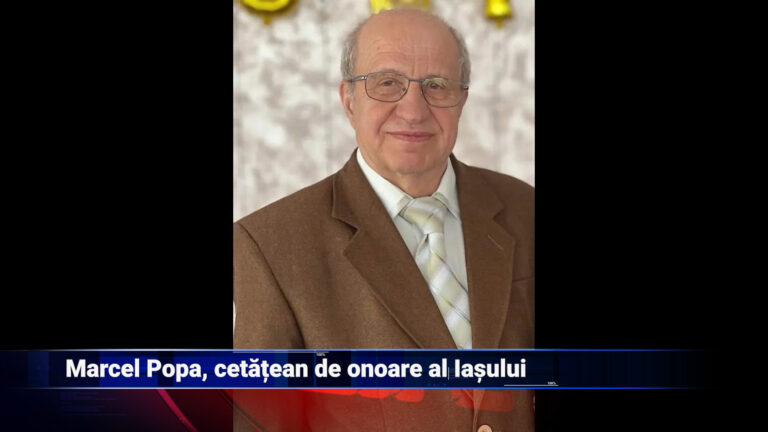 Marcel Popa, cetățean de onoare al Iașului