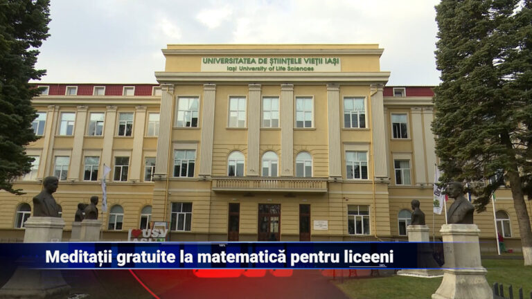 Meditații gratuite la matematică pentru liceeni
